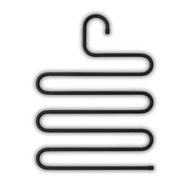 Imagem de Cabide Organizador Multiuso com 5 Divisórias para Calças Toalhas Saias Lenços – Economia de Espaço No Guarda-Roupas