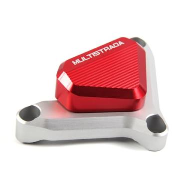 Imagem de Arashi Protetores deslizantes de motor sem corte para Ducati Monster 1200S 2012-2017, Monster 821 2014-2019, peças de acessórios de motocicleta vermelhas