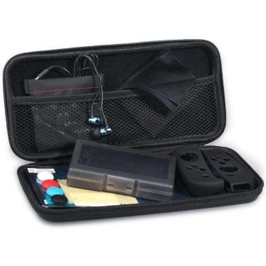 Imagem de Kit Acessório 13 Em 1 Capa Película Fones Nintendo Switch