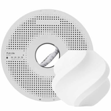 Imagem de Filamento Bambu Lab para Impressora 3D PLA LITE - White - Com carretel reutilizável - 1,75mm - 1kg