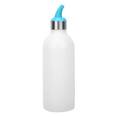 Imagem de Garrafa de tempero comprimido de 450 ml, tanque de molho de salada, grande capacidade, temperos líquidos viscosos ecológicos, suprimentos de cozinha (azul)