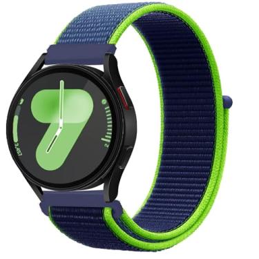 Imagem de Pulseira de nylon de 22 mm para Samsung Galaxy Watch 3 de 45 mm/Galaxy Watch de 46 mm/Gear S3 Frontier/Classic, pulseira de substituição esportiva de liberação rápida para Garmin Venu 3/Venu 2