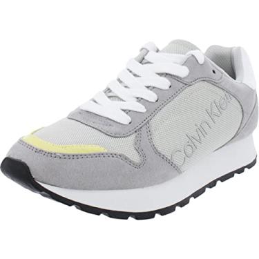 Imagem de Calvin Klein Tênis feminino Carmin, Cinza claro, 11