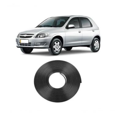 Imagem de Borracha Protetora Borda Porta Preta Celta 4 Portas 10m Mini [f103]