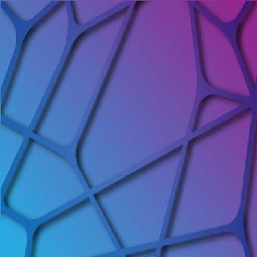 Imagem de Quadro Decorativo Colorido Abstrato com Arte Moderna para Parede 50x50cm