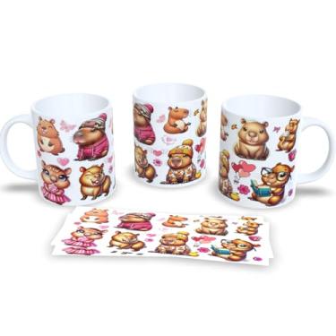 Imagem de Caneca Xícara Capivara Café Chá Chocolate Quente (Mod.2)