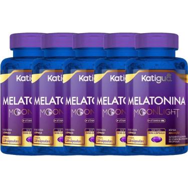 Imagem de Kit 5X Melatonina 210mcg - 120 Cápsulas - Katiguá-Masculino