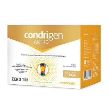 Imagem de Condrigen Artro Colágeno Tipo 1 2 Maxinutri Frutas Amarelas