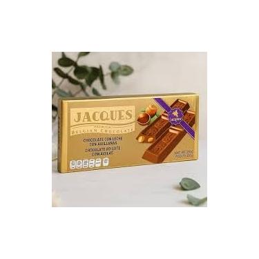 Imagem de Barra Chocolate Premium Belga Aoleite C/amêndoas Jacques
