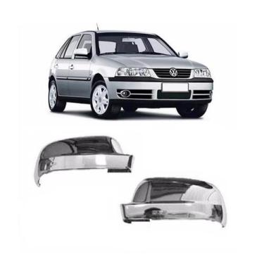 Imagem de Aplique Cromado Capa Retrovisor Volkswagen G3 G4 Par - Shekparts