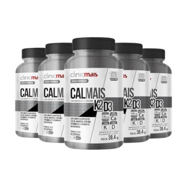 Imagem de Kit 5 Calmais K2D3 Clinicmais 60 Cápsulas