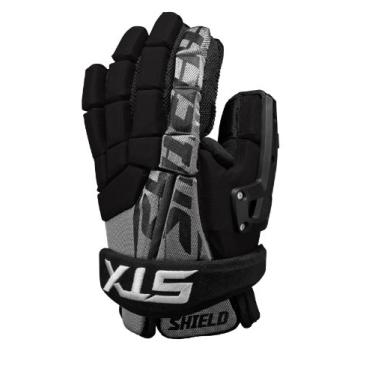 Imagem de STX Luva de goleiro com escudo de lacrosse, preta, 30,5 cm