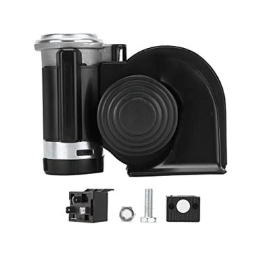 Imagem de Buzina de ar 12V 125db Som alto com relé automotivo universal para caminhão carro motocicleta ATV