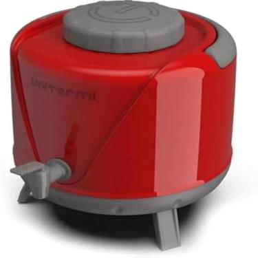 Imagem de Garrafa Termica Botijao 5 de Litros com Torneira para Cafe agua Suco Cha - Preto