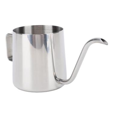 Imagem de Aramox Despeje sobre a Chaleira de café, Bico de Pescoço de Ganso de Aço Inoxidável 304 Com Alça Confortável para Derramamento Preciso, Acampamento, Viagens, Escritório Doméstico Ao Ar (240ML)