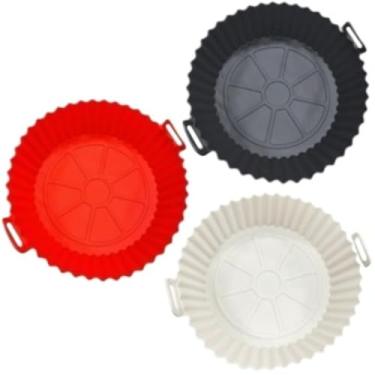 Imagem de Kit de Formas de Silicone Antiaderente, Reutilizável e Flexível para Air Fryer e Forno(2)