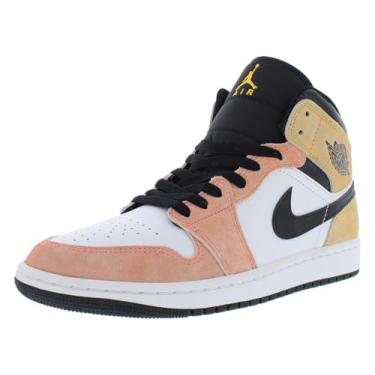 Imagem de Nike Tênis masculino Air Jordan 1 Mid SE, Magic Ember/Sundial-branco-preto, 42