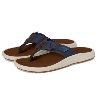 Imagem de Clarks Chinelo masculino Breeze, Azul-marinho sintético, 45