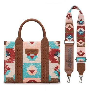 Imagem de Sacola Montana West Wrangler Boho Aztec com alça de guitarra