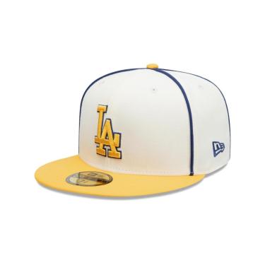 Imagem de Boné New Era 59FIFTY Los Angeles Dodgers MLB Off White-Masculino