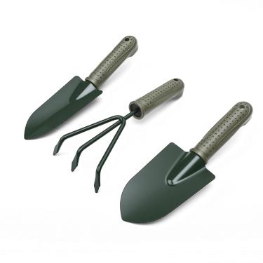 Imagem de FTVOGUE Conjunto de Ferramentas de Jardim, Alça Ergonômica, pá Larga e Estreita, Ancinho de 3 Pinos Com Saco de Armazenamento para Jardinagem, Escavação de Ervas Daninhas, Plantio