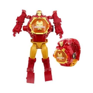 Imagem de Relógio Projetor Eletrônico Infantil Marvel Heroes Homem-Aranha Capitã