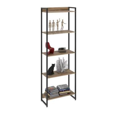 Imagem de Estante Multiuso Para Escritório Industrial 05 Prateleiras Areta 186x6