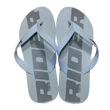 Imagem de Chinelo De Dedo Rider Feel Esportivo PVC Emborrachado Masculino Sportwear Estilo de Vida Antiderrapante (Branco, BR, Adulto, Numérico, 41)