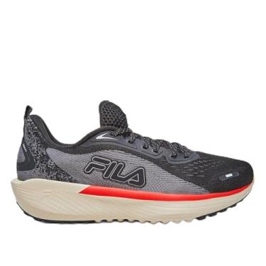 Imagem de Tenis Fila Duality Masculino,Preto/Cinza/Vermelho,41