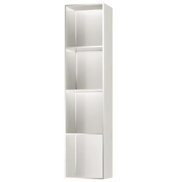 Imagem de Nichos de aço inoxidável, armários de parede decorativos para sala de estar, nichos metálicos, prateleiras de banheiro embutidas, prateleiras de armazenamento de cozinha, adequadas para biblioteca