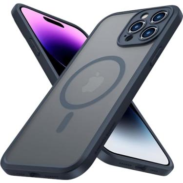 Imagem de Capa Capinha Anti Impacto Magnética Fosca Slim com Protetor de Câmera Case Compatível com iPhone (Azul, iPhone 17 Pro)