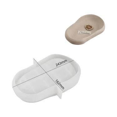 Imagem de Moldes De Silicone Em Formato Irregular Para Concreto, Gesso, Resina, 