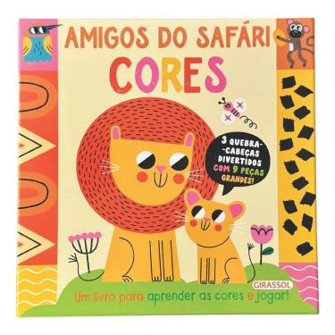 Imagem de Quebra-Cabeça Em Ação - Amigos do Safári - Cores