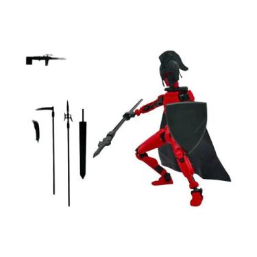 Imagem de Robô Articulado 3D Lucky 13: Boneco De Ação DIY, Brinquedo De Descompr