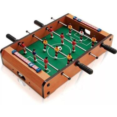 Imagem de Mesa De Pebolim Futebol Com Bolas Incluídas Diversão - 99 toys