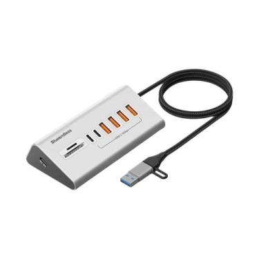 Imagem de Estação De Docking USB 3.2 De Alumínio 10Gbps Com 8/9 Portas Tipo C E 