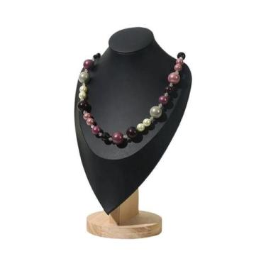 Imagem de Expositor De Joias Em Bambu: Busto Para Colares E Joias  Ideal Para Ve