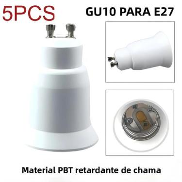 Imagem de Adaptador De Lâmpada LED GU10 Para E27 Resistente Ao Calor, Soquete De