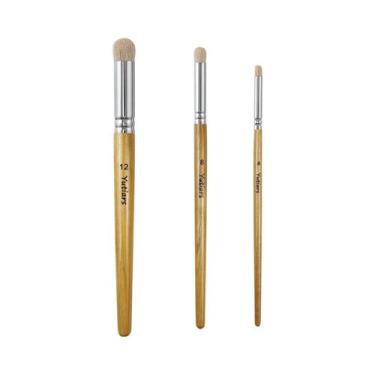 Imagem de Conjunto De Pincéis De Pintura Em Miniatura Premium De Pelo De Cabra 3