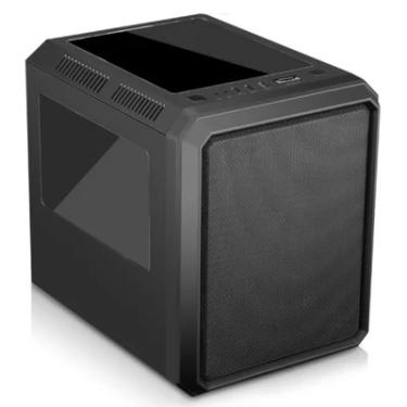 Imagem de Gabinete Gamer K-mex Microcraft III, Mini Tower, M-Itx, Com Fan, Sem Fonte, Preto - Cg-03rc