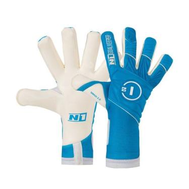 Imagem de Luva de Goleiro Profissional N1 Sirius 2.0 - N1 Goalkeeper, 8, Azul