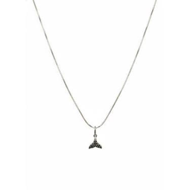 Imagem de Colar Rabo de Sereia Envelhecido Prata 925 Tamanho:45cm - Belas Joias,