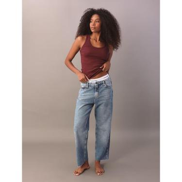 Imagem de Calça Jeans Cropped  Straight 5 Pockets-Feminino