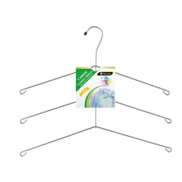 Imagem de Cabide Para Camisa Triplo Cromado 12838 - Passerine