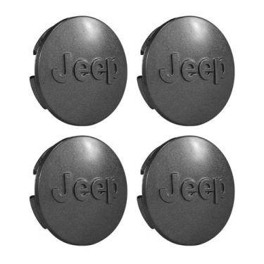 Imagem de Jogo Calota Calotinha Miolo Centro Roda Jeep Renegade Grafite - DCAPS