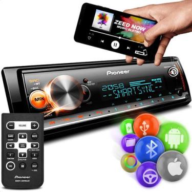 Imagem de Som Para Carro Rádio Pioneer Mvh-x3000br Aparelho Automotivo 1 Din Mp3