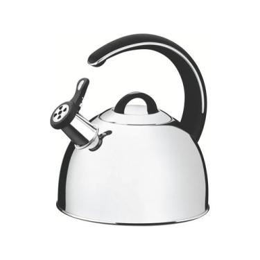 Imagem de Chaleira Fundo Triplo Tramontina 61488213 3,35L Inox e Preto, 3,3L, In