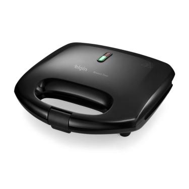 Imagem de Sanduicheira Elgin Brunch Time 2 em 1 com Grill Ondulado Antiaderente Luz Indicadora 80...