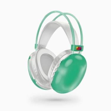 Imagem de Fone De Ouvido Sem Fio Bluetooth V5.3 Com Led - Verde - OUTRAS MARCAS