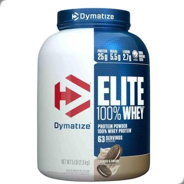 Imagem de Whey Protein Elite 100% Powder 2,3Kg 5Lbs Dymatize-Unissex